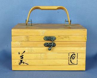 Oriental Style Jewelry Boxes, Including Pillow Box And More, Qty 4 