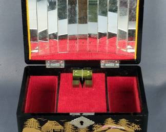 Oriental Style Jewelry Boxes, Including Pillow Box And More, Qty 4 