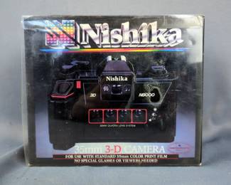 Nishika 35mm 3-D Camera, N800, In Original Box