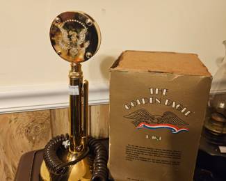 The Golden Eagle bicentennial commemorative microphone. 