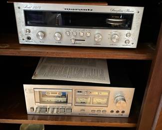 Marantz 2010 Receiver & Pioneer Cassette Player