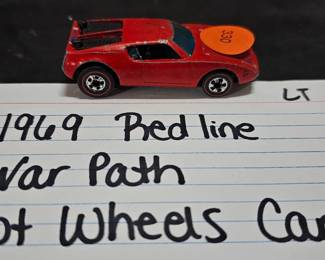 VINTAGE RED LINE WAR PATH HOT WHEELS CAR