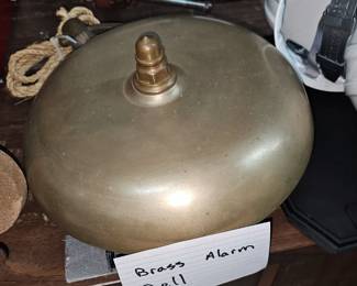 BRASS ALARM BELL
