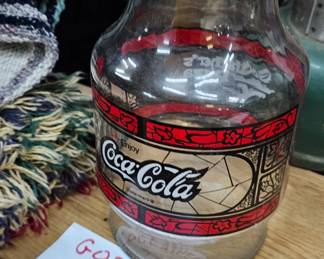 COCA COLA GLASS PITCHER
