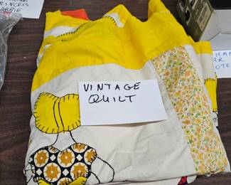 VINTAGE QUILT TOP