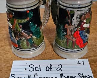 SMALL GERMAN BEER STEINS