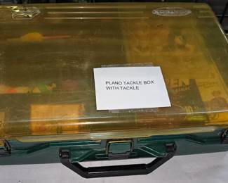 PLANO TACKLE BOX WITH TACKLE