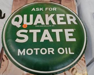 QUAKER STATE MOTOR OIL SIGN