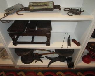 Scales, she had a large scale collection - all old