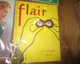 Antique magazines and paper