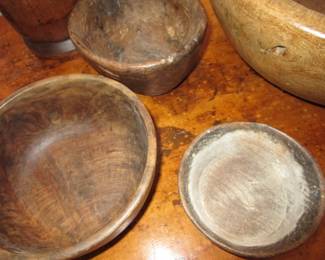 Antique dough bowls