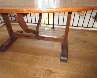 Antique English tilt top table