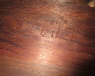 7 antique Windsor bow back chairs hand made and signed by the maker early 1800's upstate NY