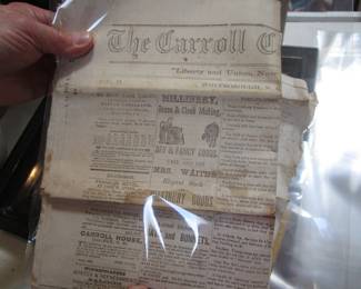 Antique magazines and paper