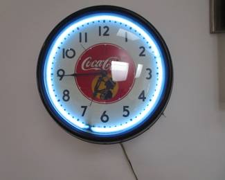 Neon clock