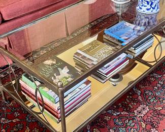 Custome gilt iron coffee table