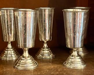 Antique Russian Sterling cups