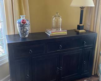 Stained pine console!