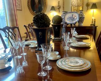 Gorgeous china and crystal 