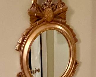 Old French gilt gesso mirror