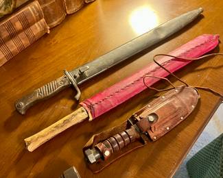 Old swords and knives…