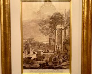 Antique Italian engraving