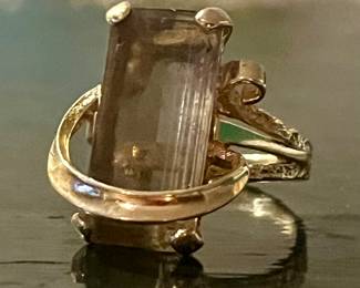 1970s smoky quartz