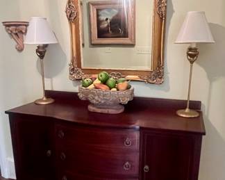 Antique English sideboard 