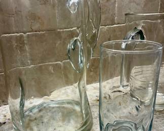 Large collection of “Nambe” glassware