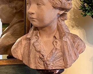 French 19th Century Louis XVI St. Terra Cotta Bust Of A Young Boy, Signed Houdon
List: $3,800.00