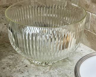 Huge Crystal punch bowl