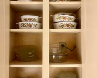 Old Corning wear in fabulous condition 