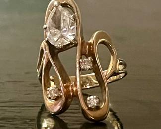 Huge pear diamond circa 1980s