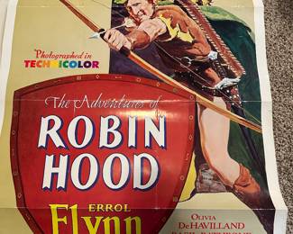 Vintage Full Size Movie Poster 27”x40” approx 