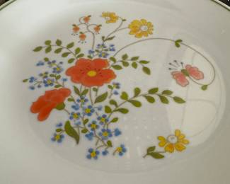 Vintage Corelle plates, two sizes 
