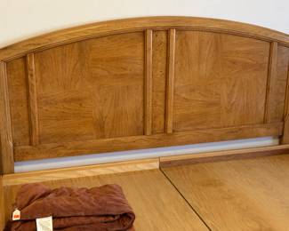 Custom made Queen  pedestal Bedframe with 6 Storage drawers 