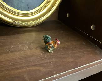 Metal Rooster Figure