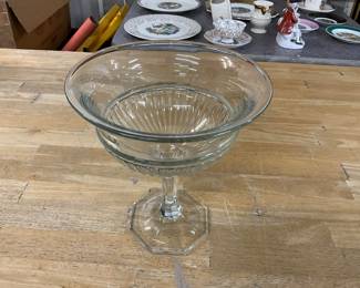 Clear Glass Compote/Candy Dish