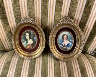 Framed Cameo Creations Victorian Ladies 