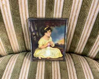 Vtg Framed "Age of Innocence"