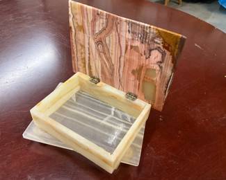 Onyx Hinged Box / Trinket Box