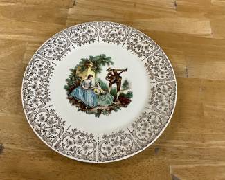 The Cronin China Co Decorative Plate - Minerva Ohio