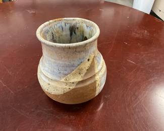 Pottery Vase - Possibly Hand Thrown