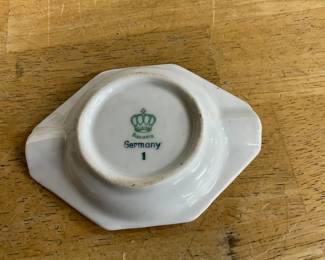 Bavaria Gemany Porcelain Ashtray