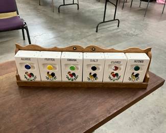 Rooster/Chicken Spice Rack