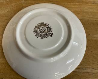The Cronin China Co Minerva Ohio Decorative Plate