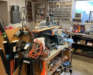 Lathe, $2800 -- we will be allowing the first person interested in this item to enter the sale 10 minutes early to ensure all of the correct pieces associated with this item are together. PLEASE NOTE this is a heavy specialized piece of machinery that was beloved by its previous owner. 