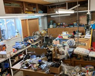 OH BOY !! the garage !! So many tools and bit and pieces to explore and discover