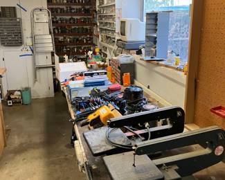 Lots of great tools and small nuts and bolts