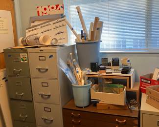 File Cabinets & Measuring tools